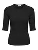Jdyreno 2/4 O Neck Top Jrs Dia Sort