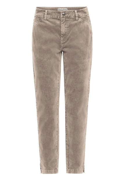 Pzfiba Hw Pant Skinny Leg Brun