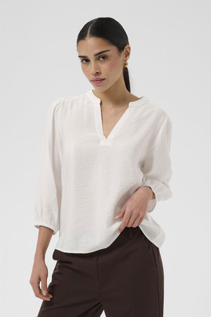 Kaalberta Blouse Hvit