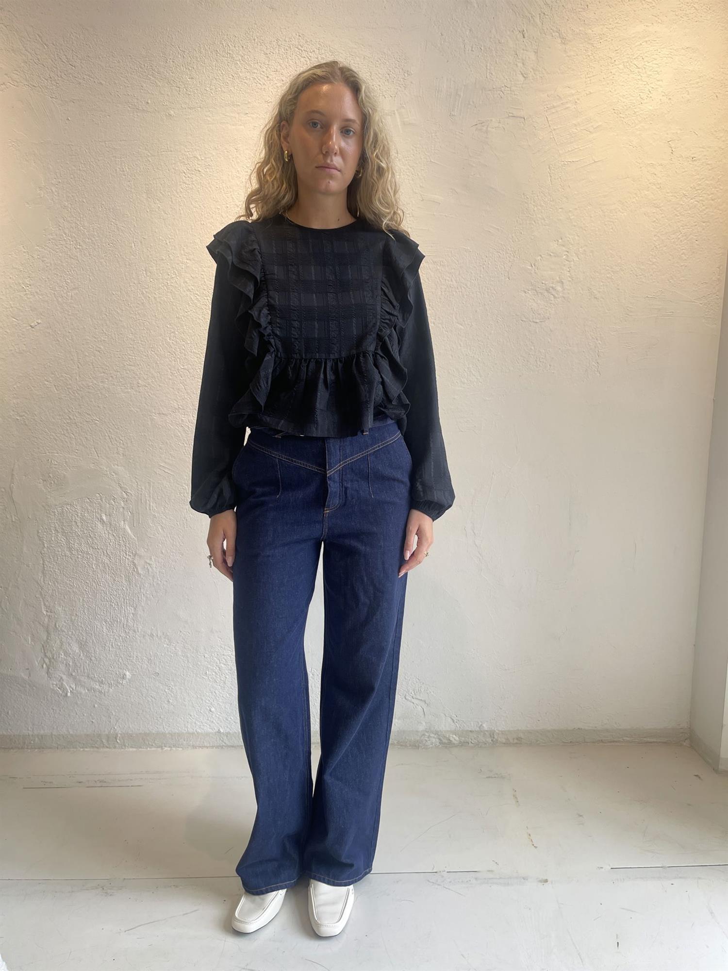 Maja Blouse Sort