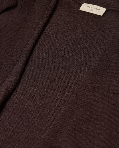Fqagnes-Cardigan Brun