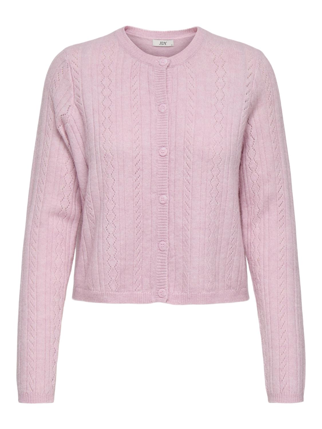 Jdyapril Life L/s O-Neck Cardigan Knt Lilla