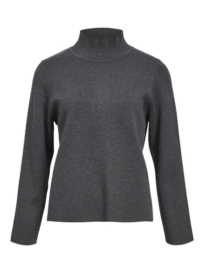 OBJREYNARD SQUARE SLEEVE PULLOVER Dark Grey Melange