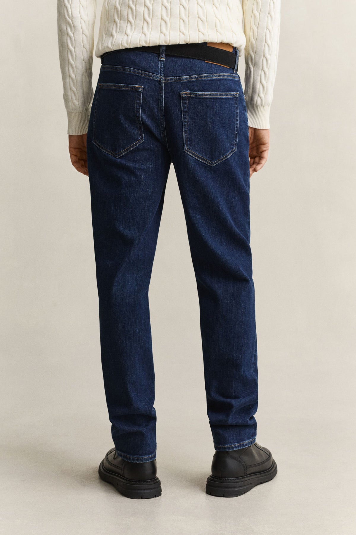 Jeans Med Regular Fit Blå