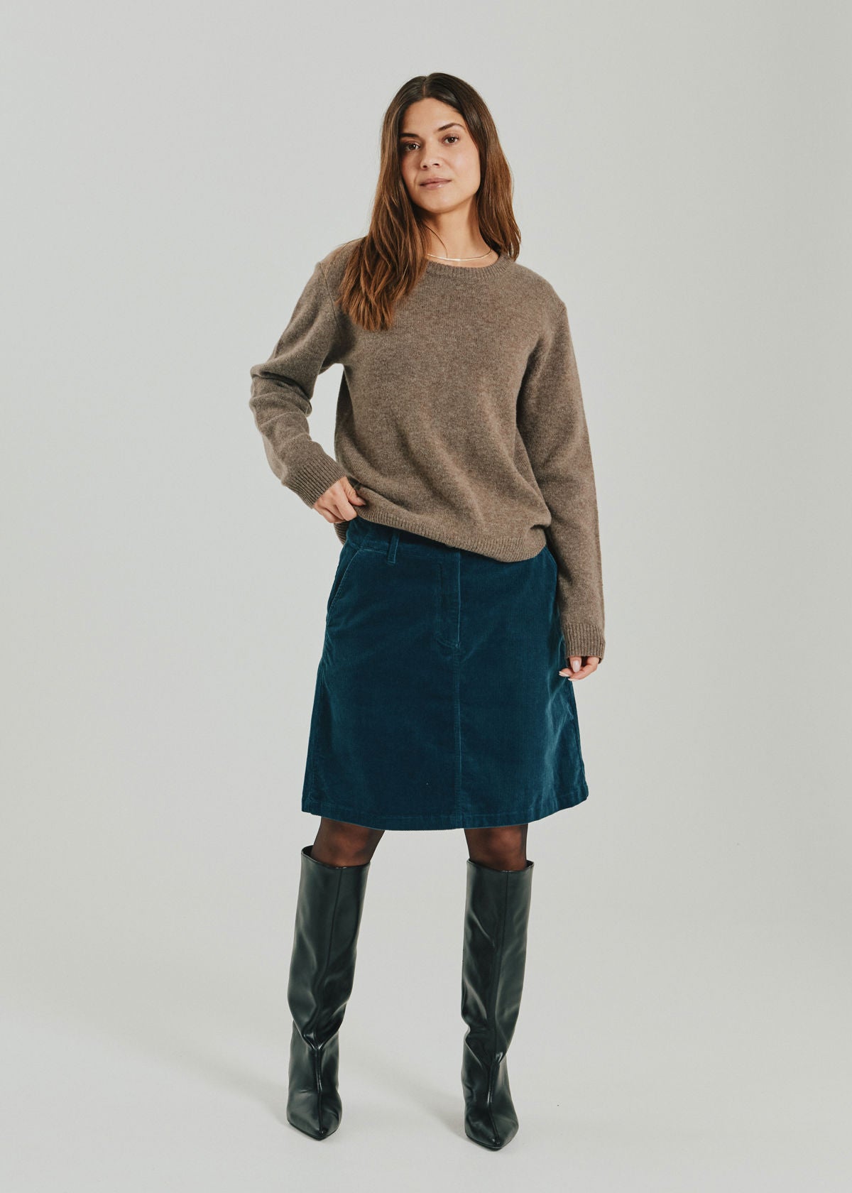 Fqwinka-Pullover Brun