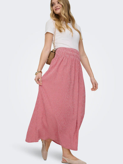 Onlcelle Smock Skirt Cs Jrs Rød