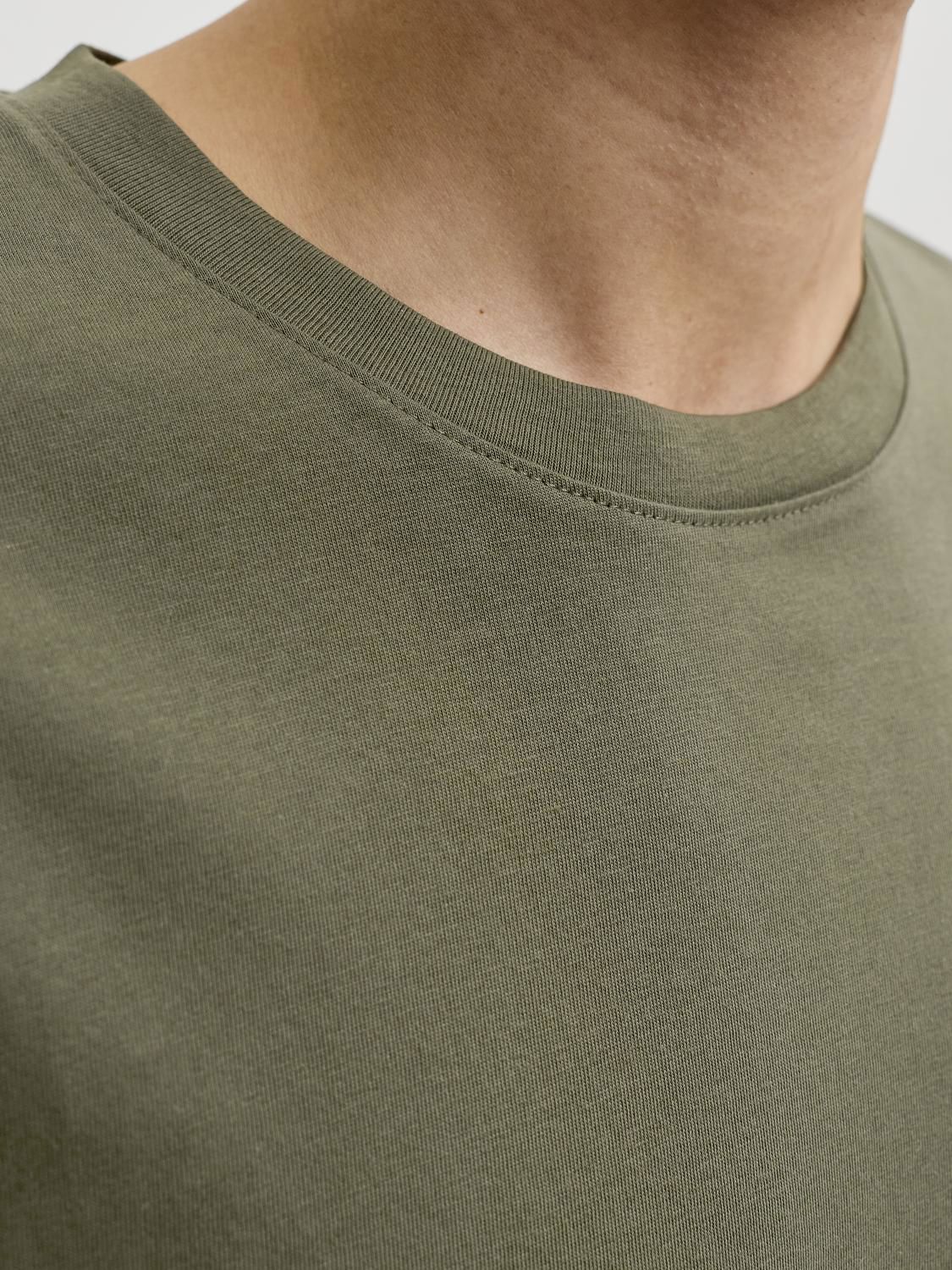 Jororganic Basic Tee Ss O-Neck Noos Grønn