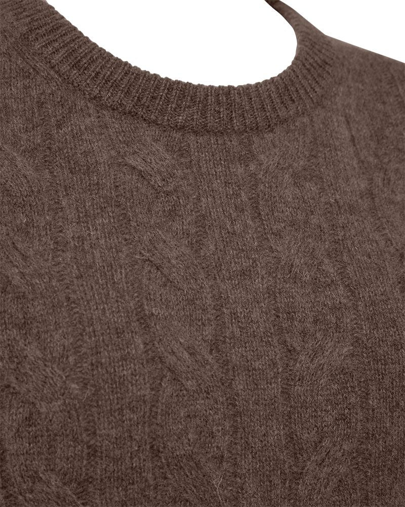 Fqwinka-Pullover Brun