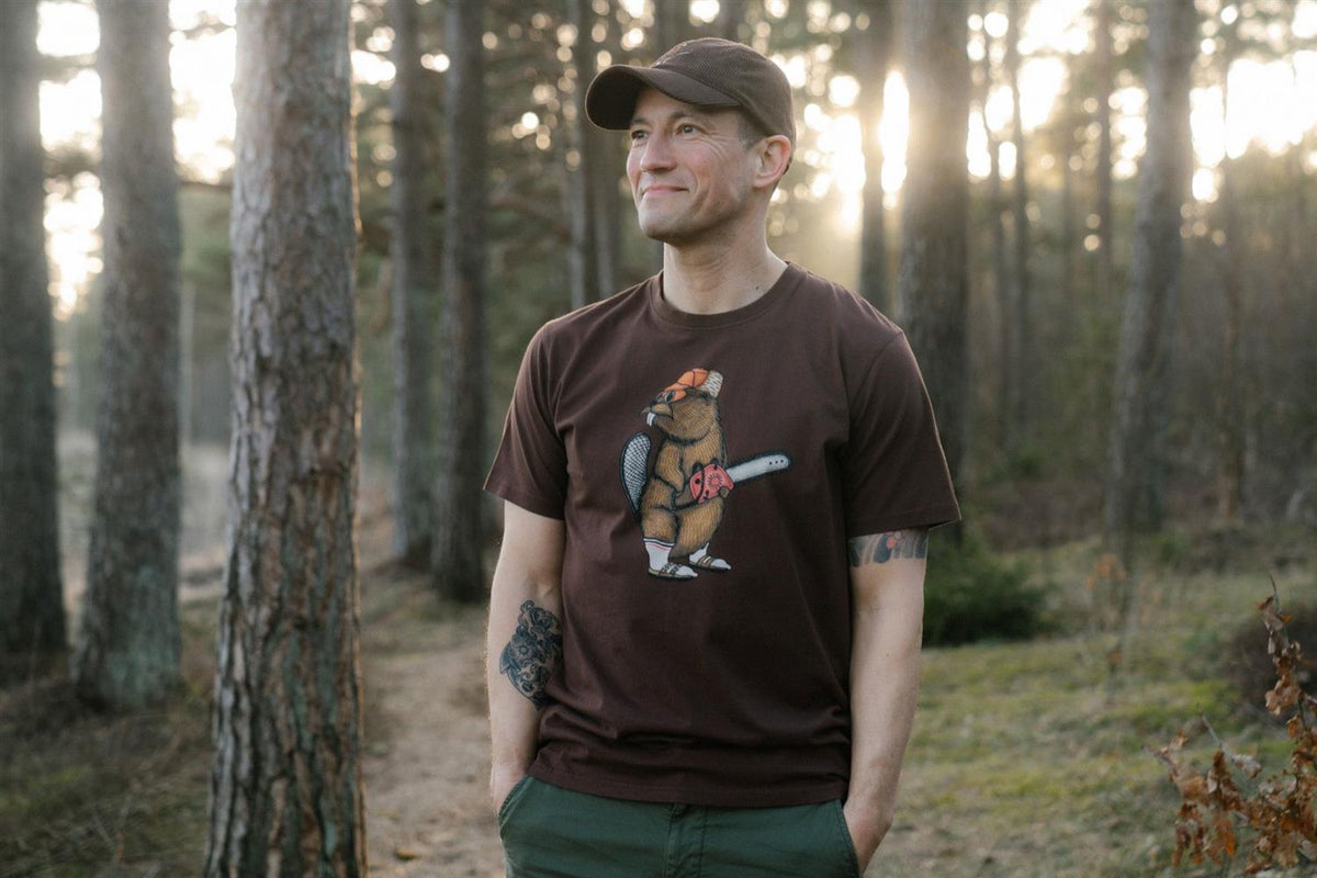 Beaver Timber Courd Cap Brun