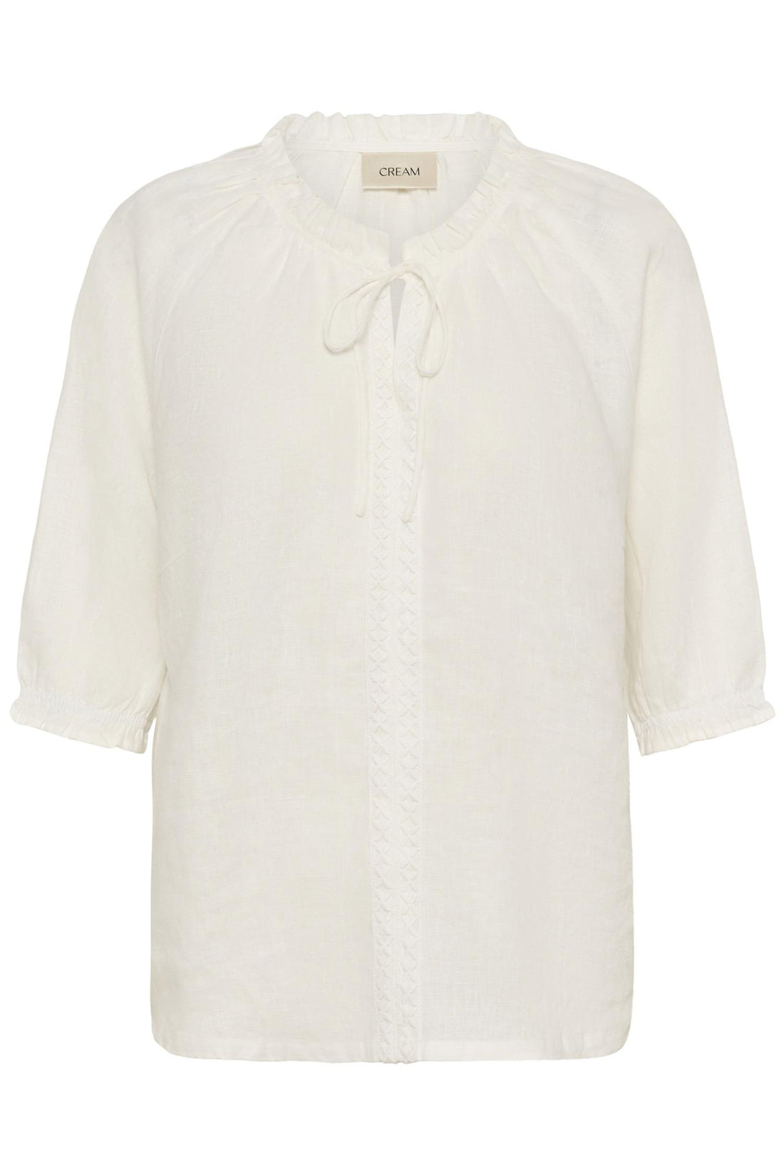 Crbellis Lace Blouse Hvit