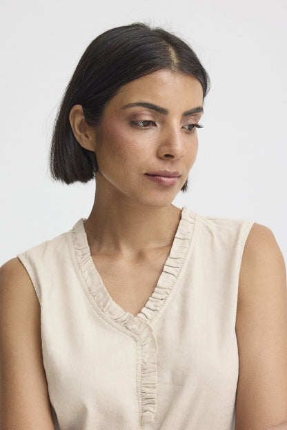 Pzluca Top Beige