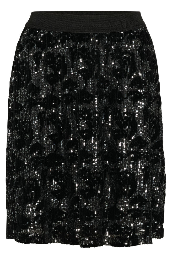 KAgrit sequin skirt Svart