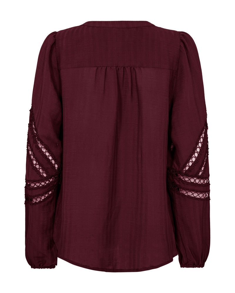 FQSHU-BLOUSE Burgunder