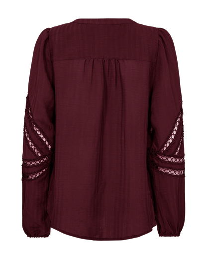 FQSHU-BLOUSE Burgunder