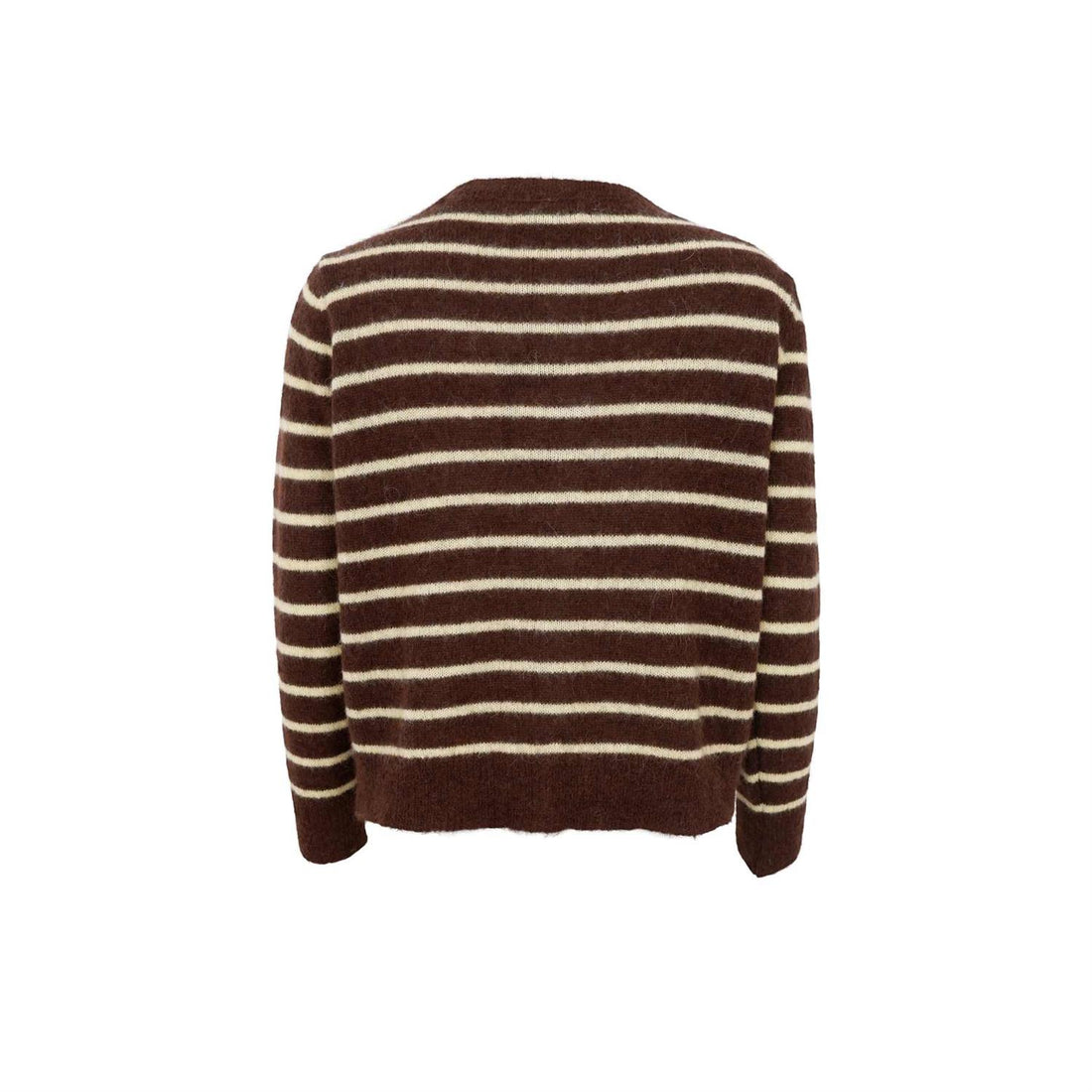 BCDELL STRIPED KNIT CARDIGAN Mocca