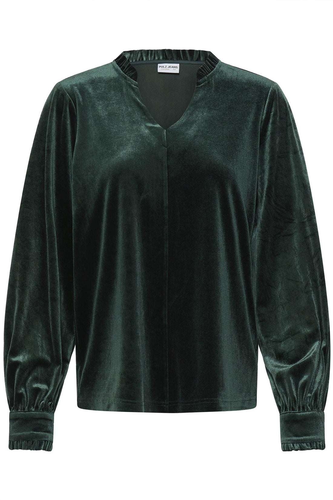 Pzbarbara Ls  Blouse Brun