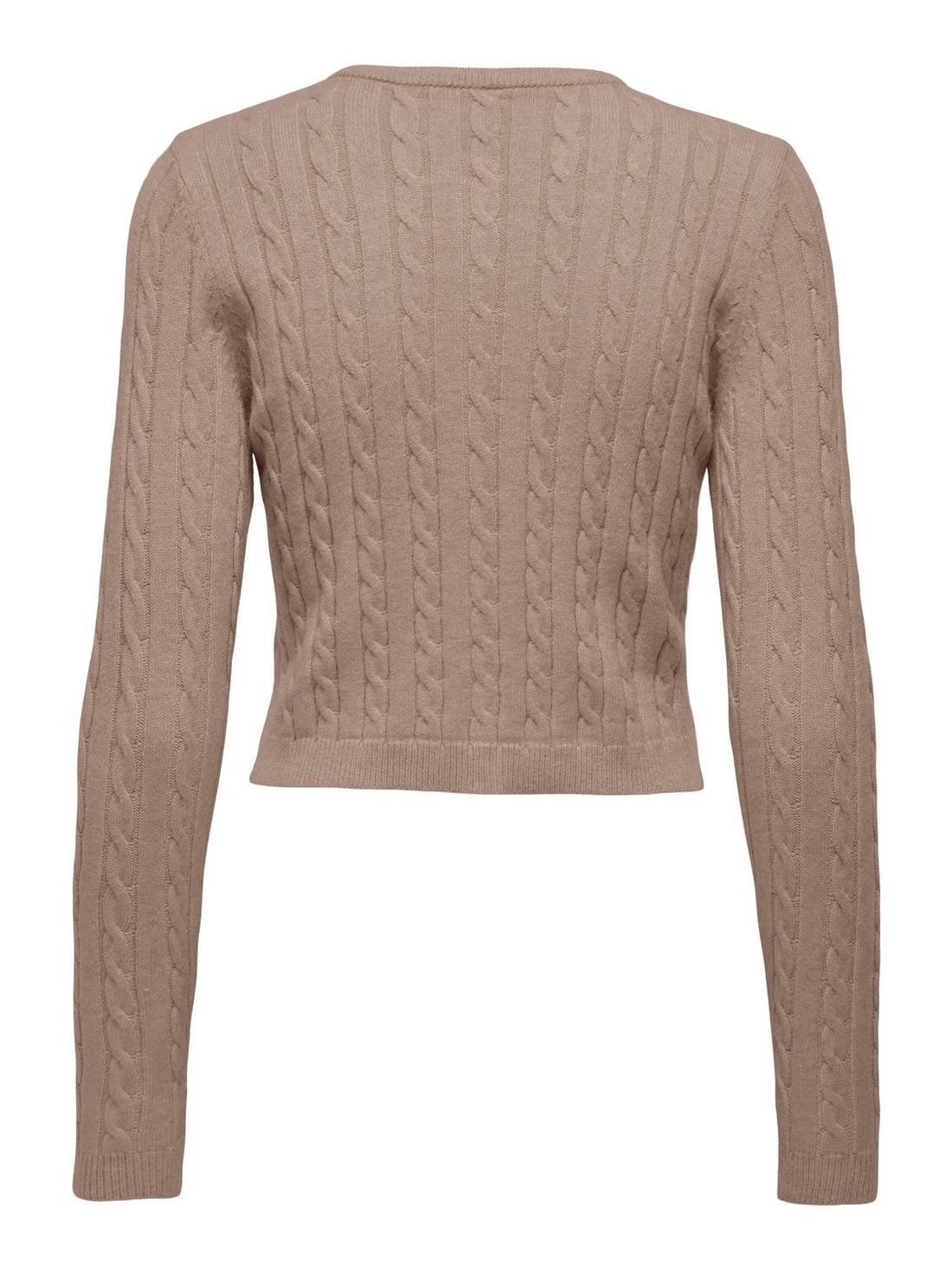 Onlkatia Ls Cable Button Cardigan Cc Knt Beige