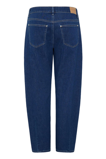 Pzanni Hw Jeans Barrel Leg Blå