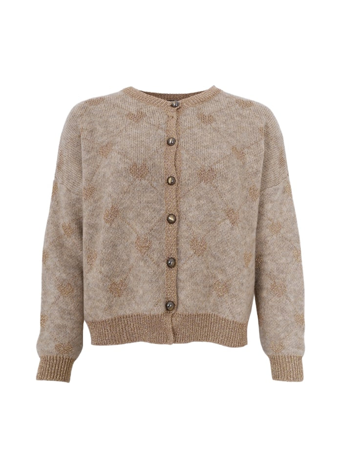 BCHIYA knit cardigan Sand