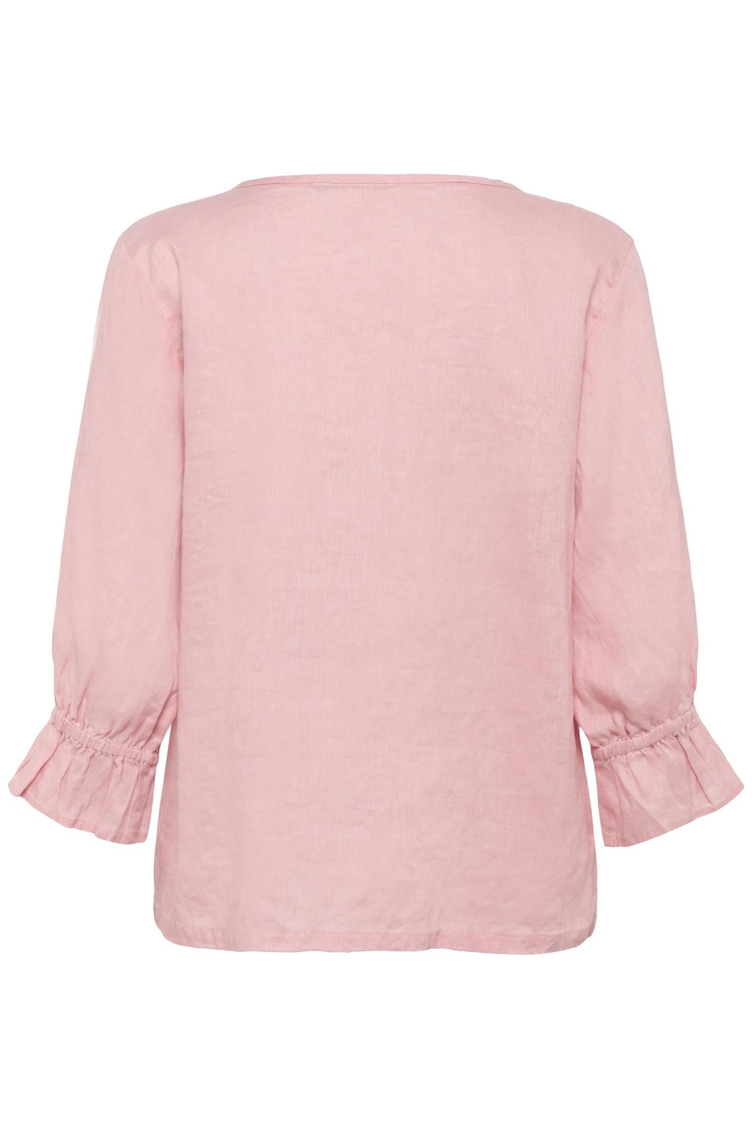 Crbellis Frill Blouse Rosa