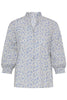 Pzdolores 3/4 Sl Blouse Blå