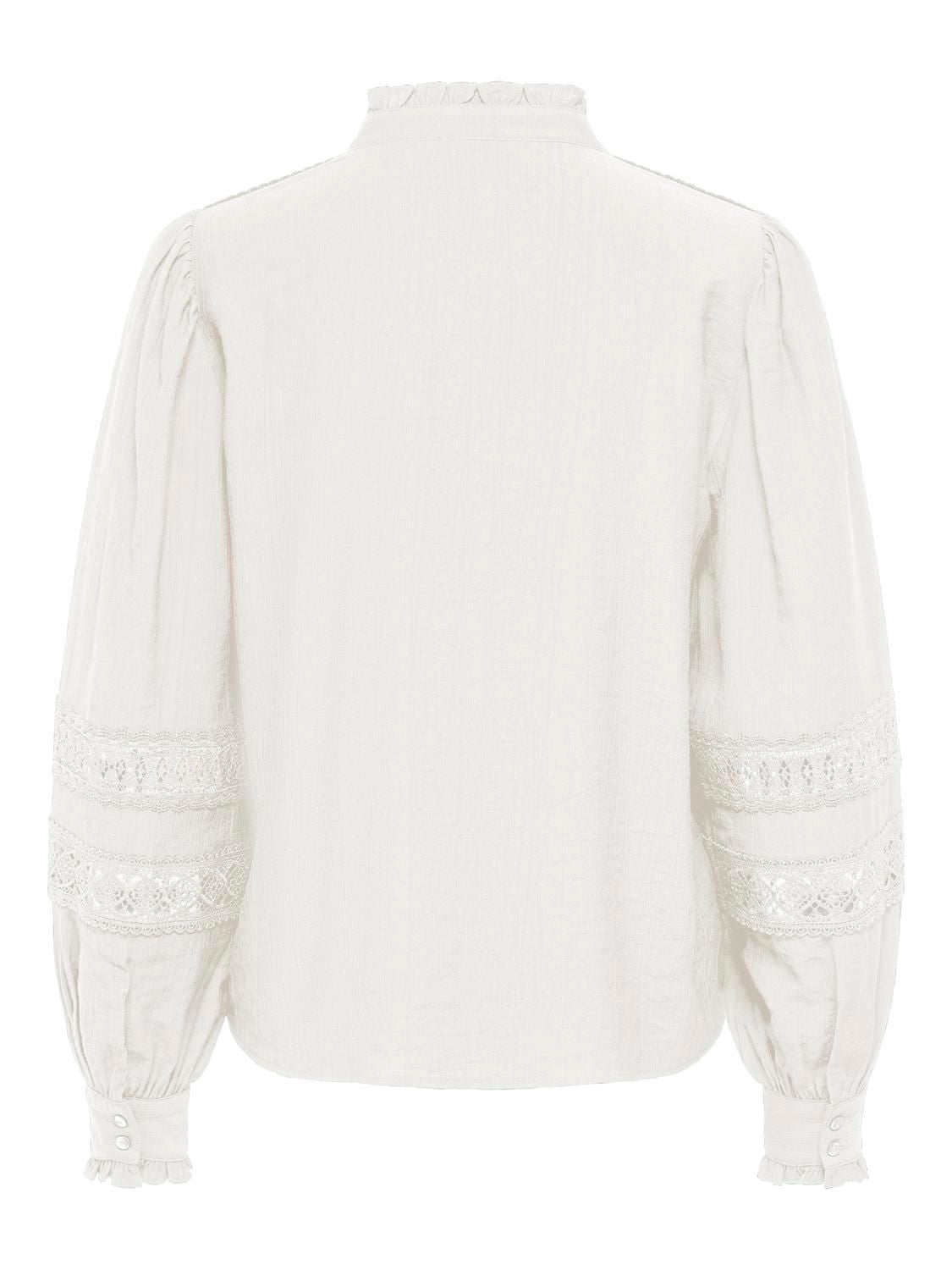 Jdykaro L/s Shirt Wvn Hvit