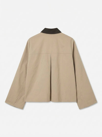 Vmchelseapoppy Short Jacket Noos Beige