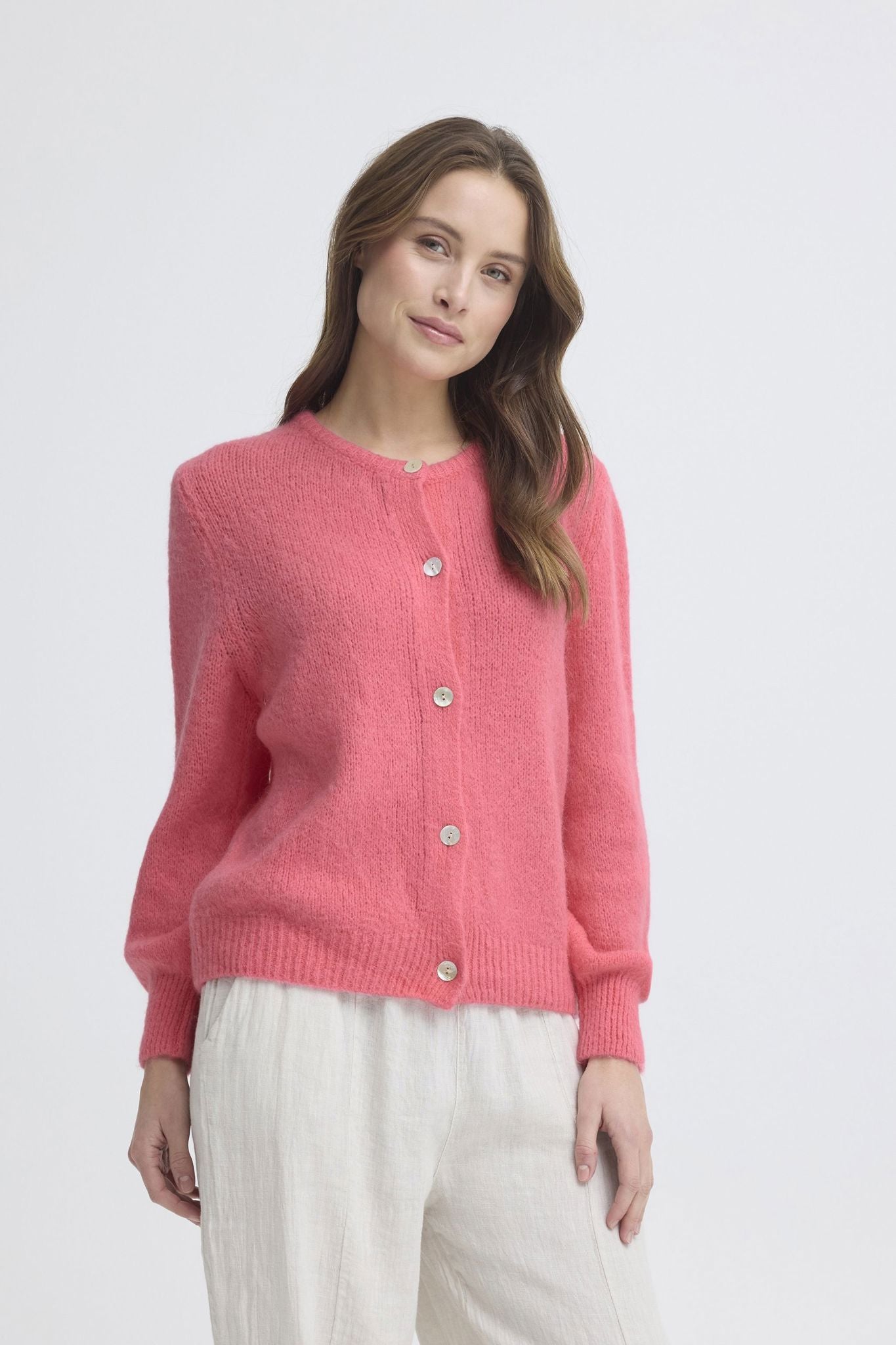 Sbgulvig Knit Cardigan Blå