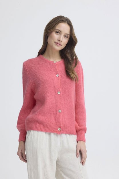 Sbgulvig Knit Cardigan Blå