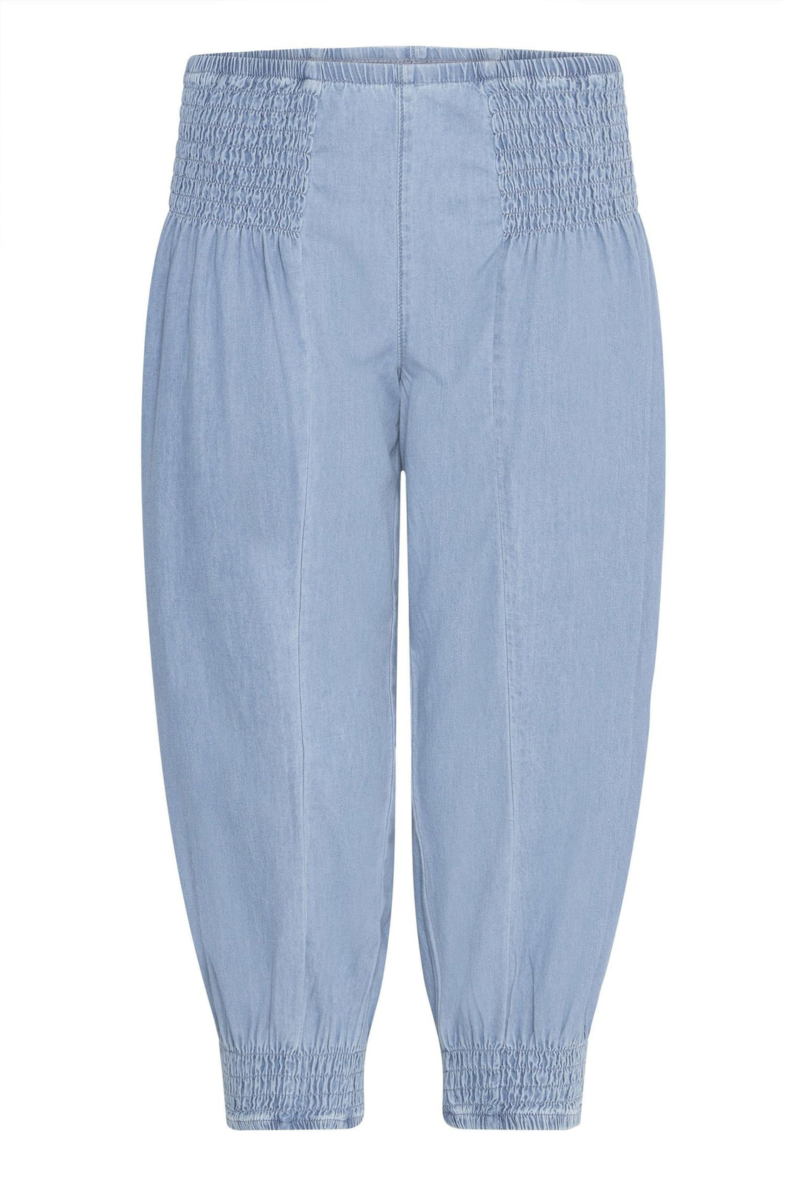 Pzjill Denim Capri Blå