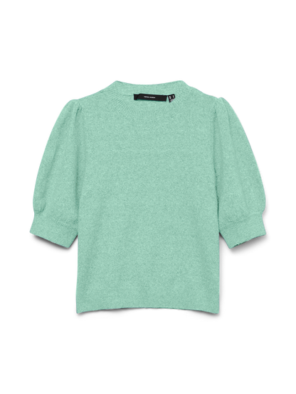 Vmdoffy 2/4 O-Neck Pullover Ga Noos Grønn