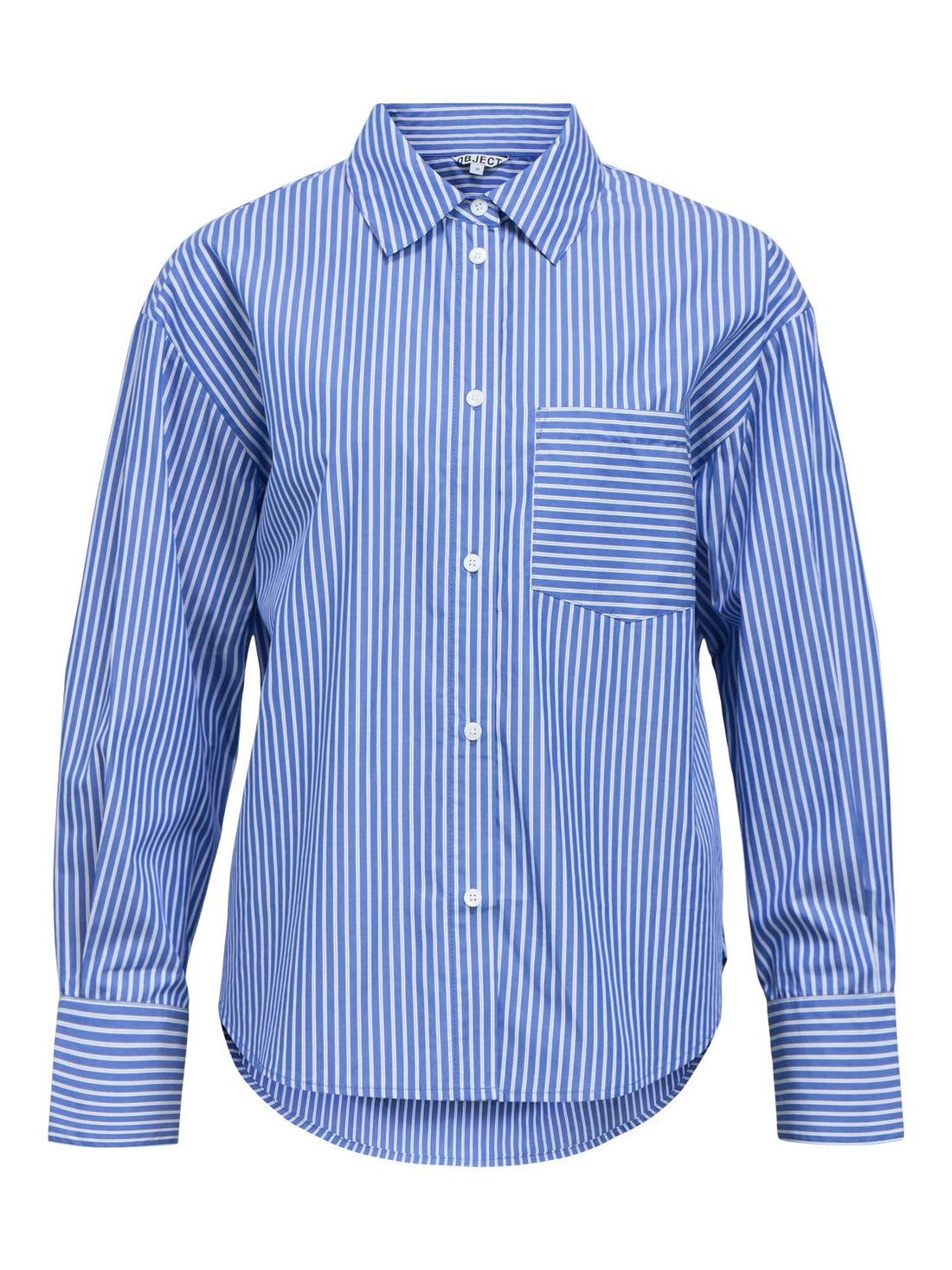 Objzila L/s Re Shirt Noos Blå