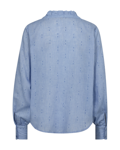 FQRAYA-SHIRT Jeansblå