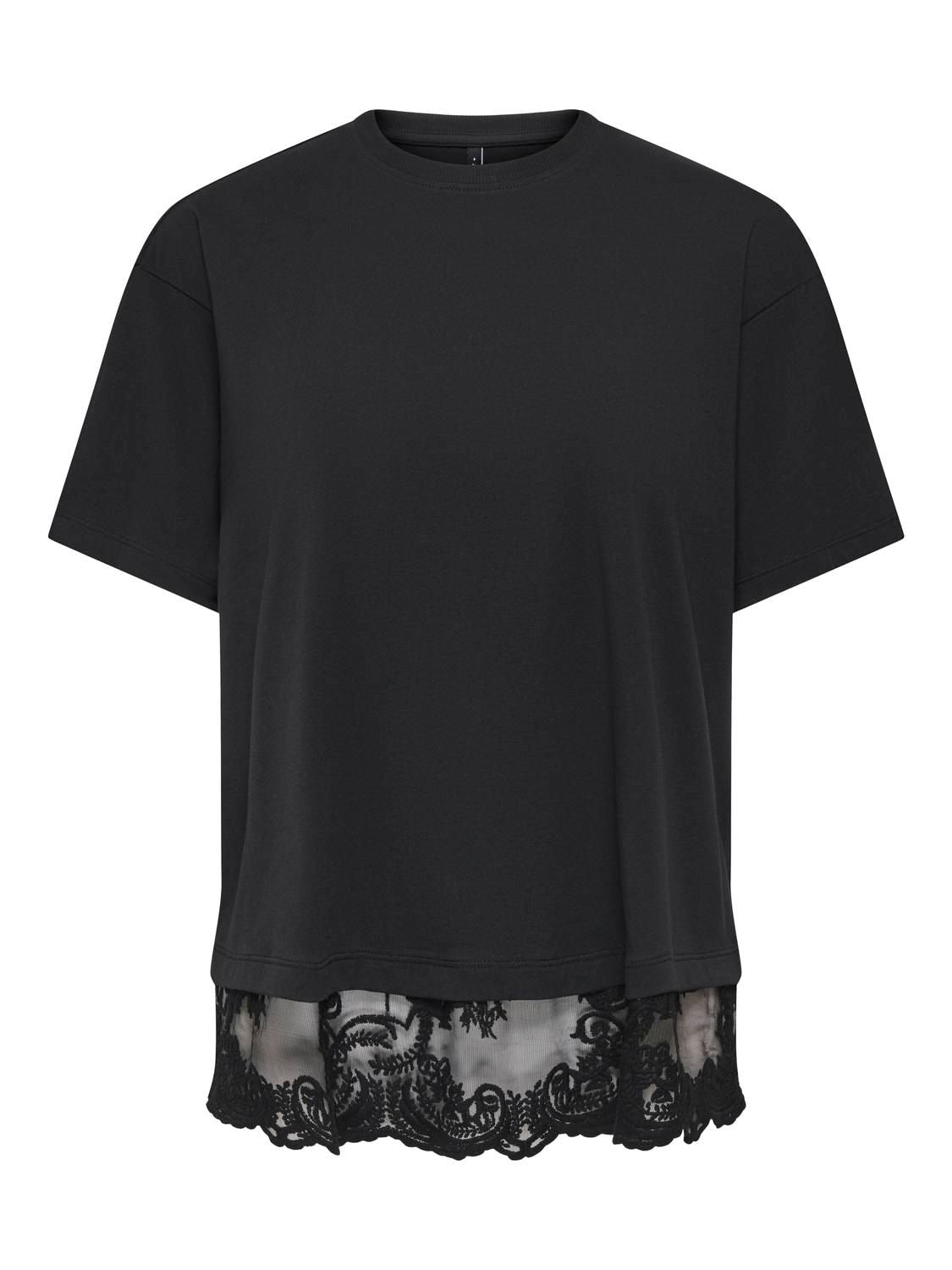 Onlvivvi S/s Lace Bottom Top Jrs Noos Sort