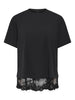 Onlvivvi S/s Lace Bottom Top Jrs Noos Sort