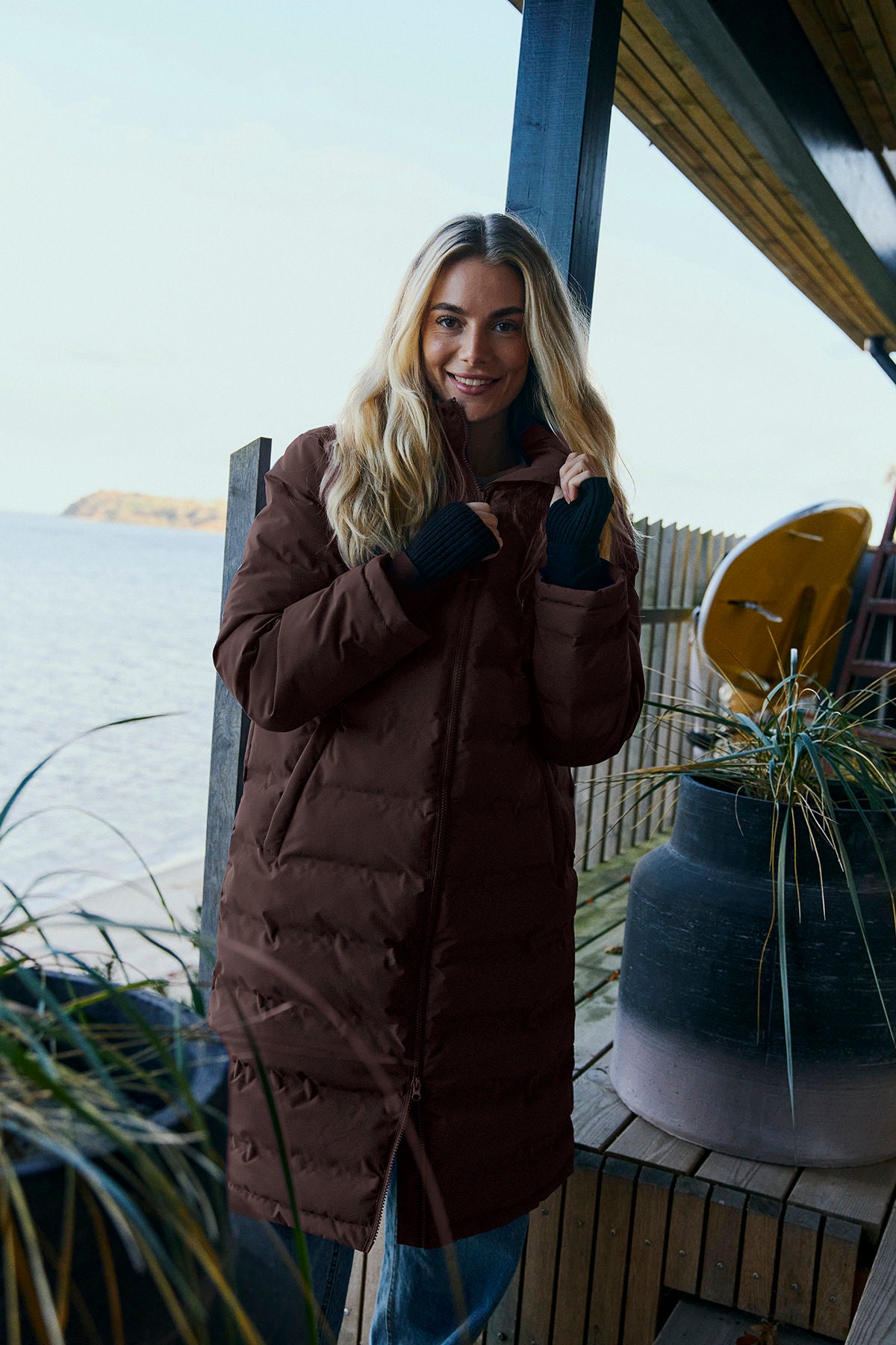 Fqstella-Jacket Brun