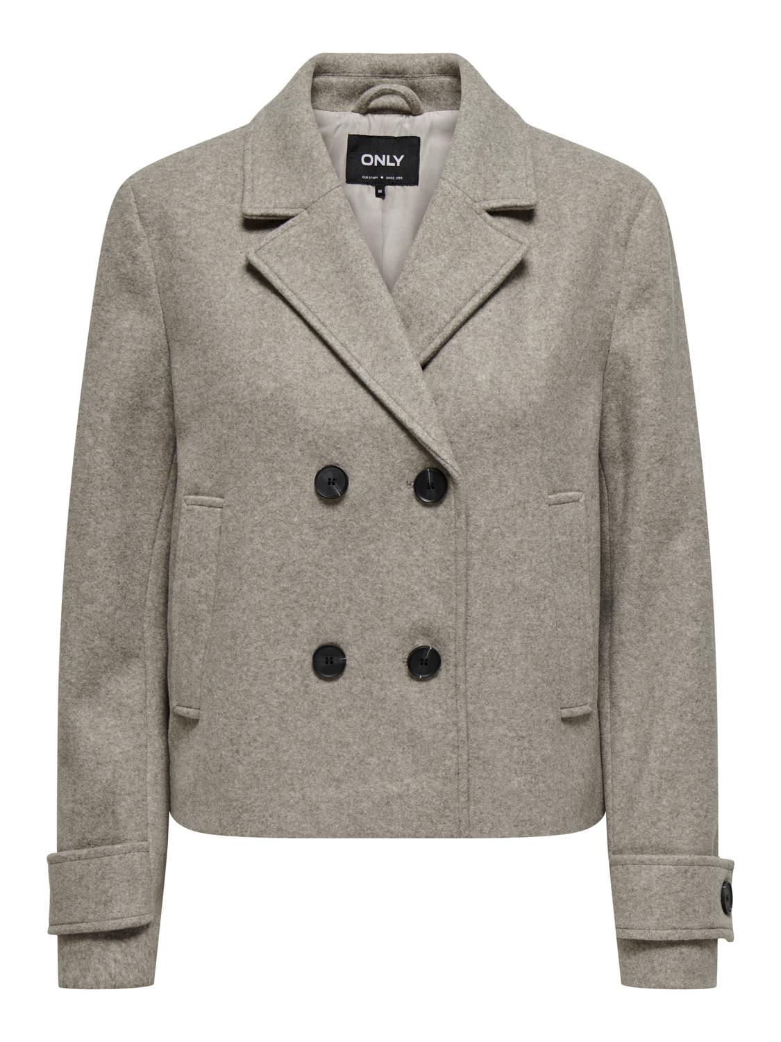 Onlfreja Life Short Db Jacket Otw Noos Mellombrun