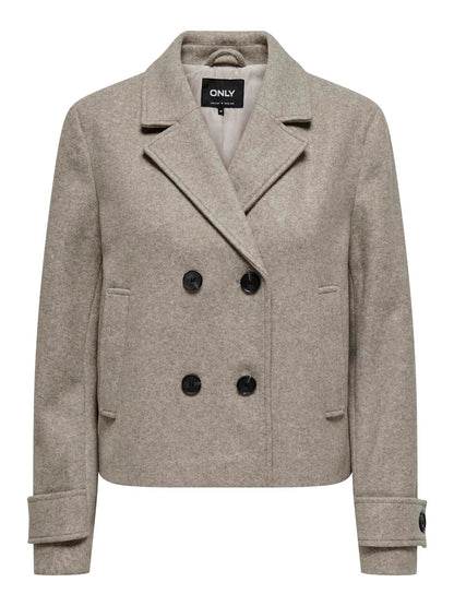 Onlfreja Life Short Db Jacket Otw Noos Mellombrun