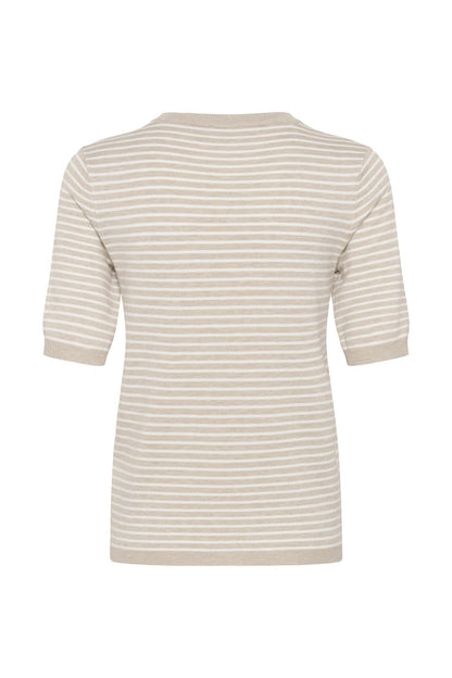 Kalizza Narrow Striped Pullover Beige
