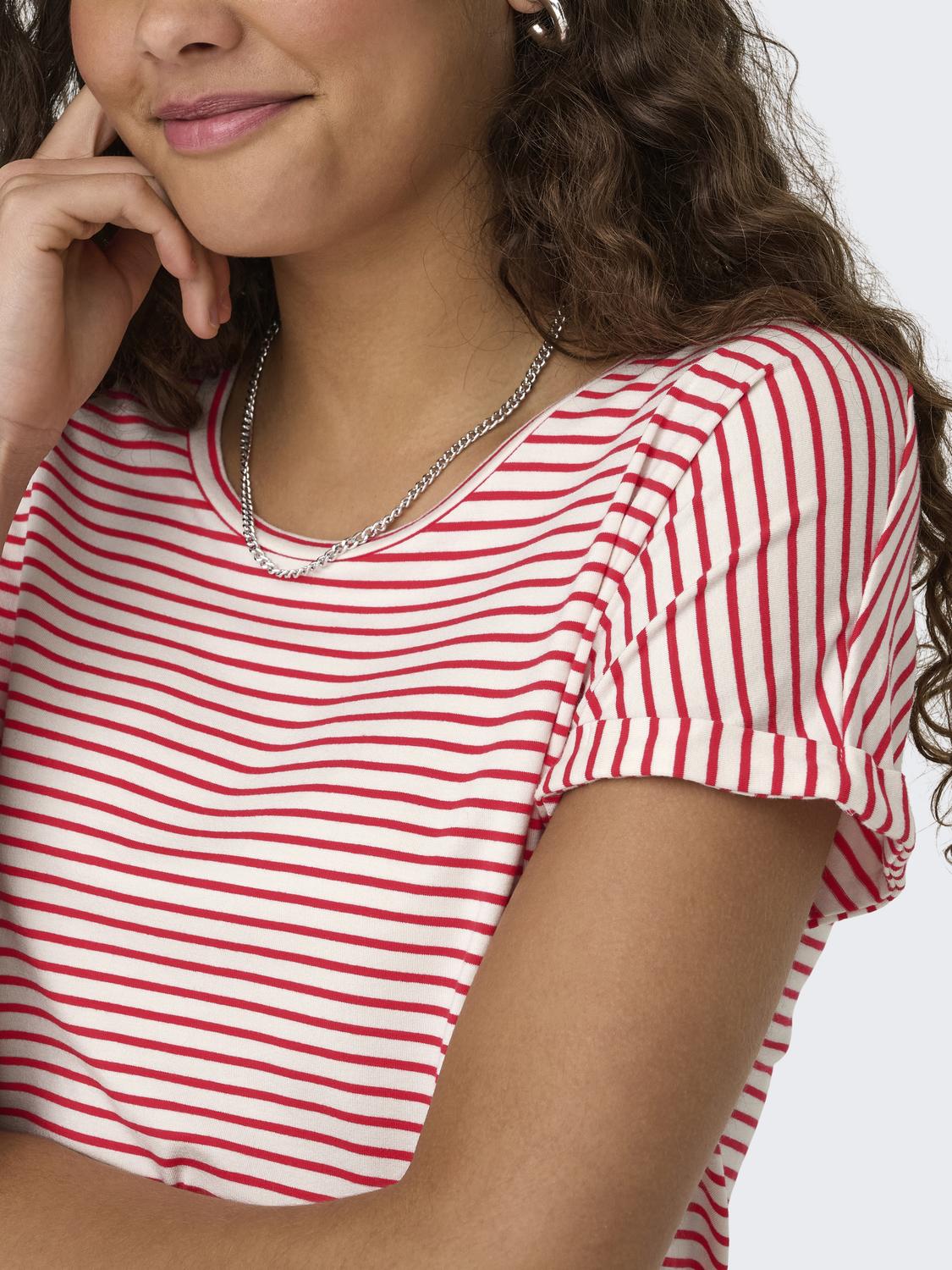 Jdysissy S/s O-Neck Top Jrs Noos