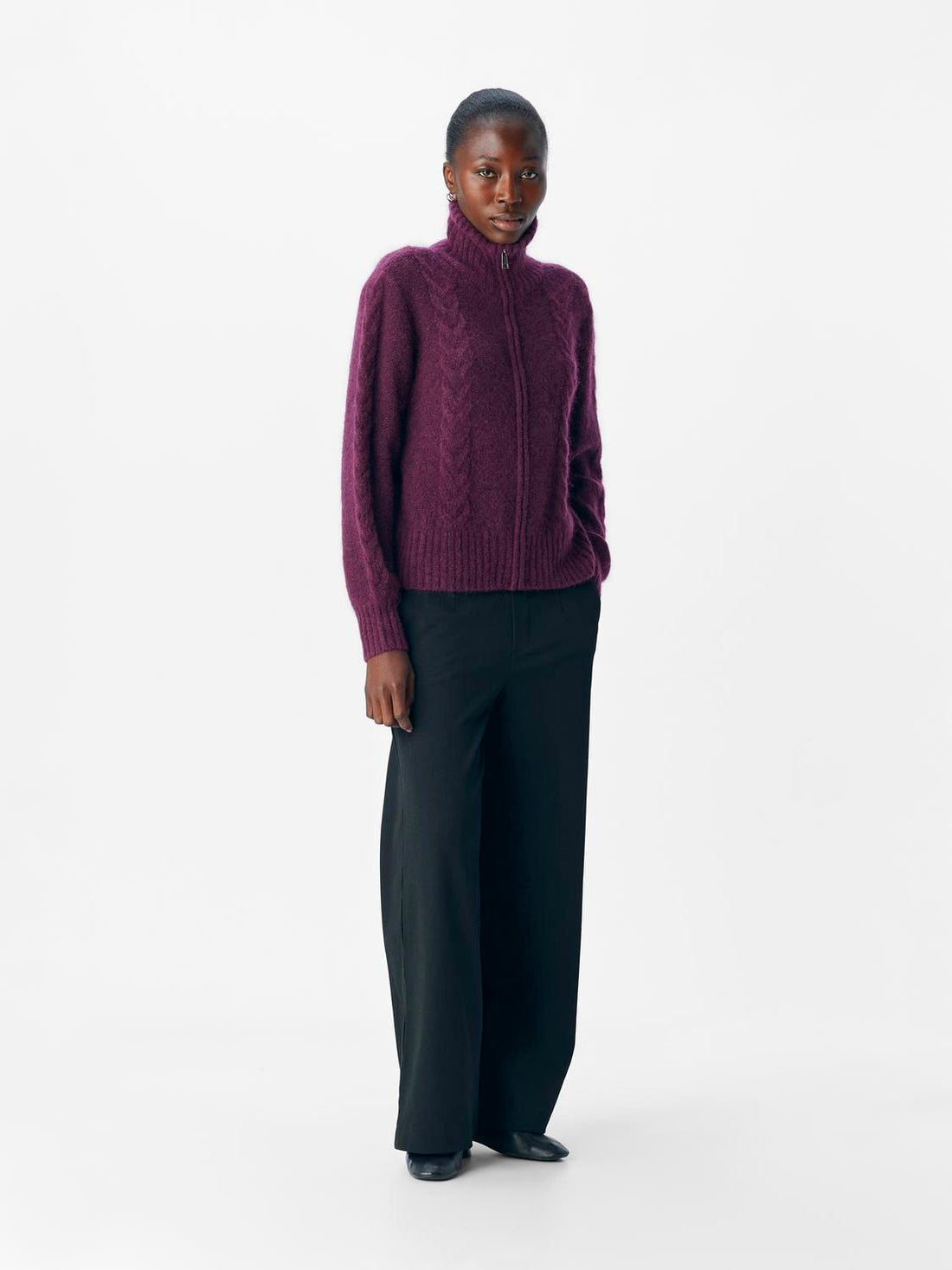 Objnete Lo Knit Cardigan Noos Lilla