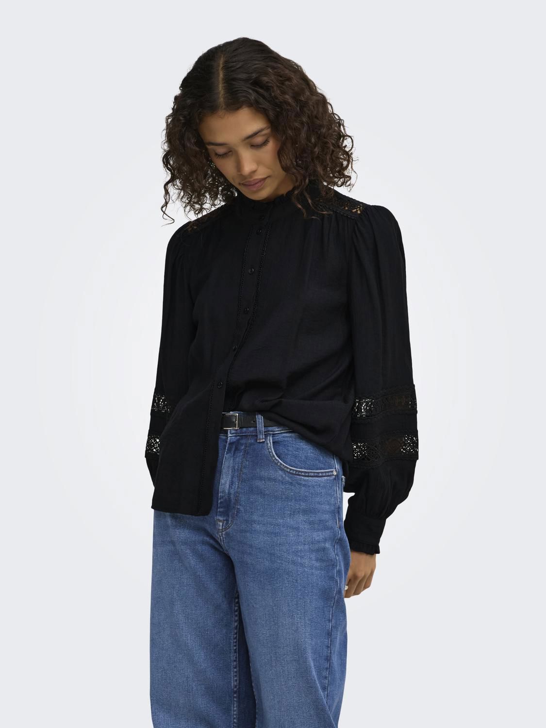 Jdykaro L/s Shirt Wvn Sort