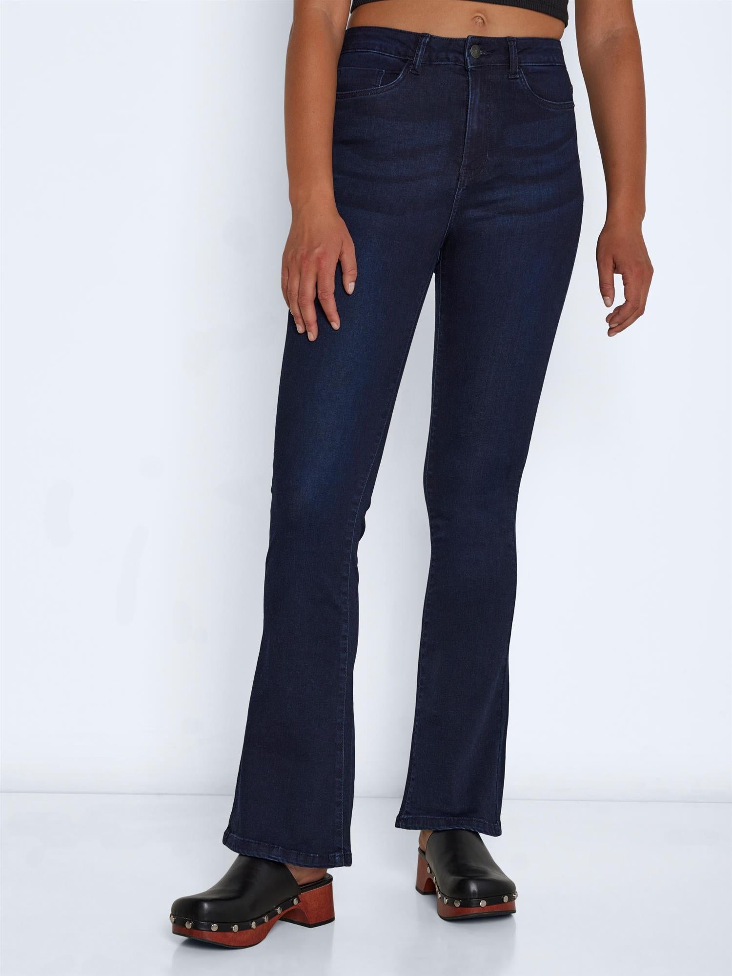 NMSALLIE HW FLARE JEANS VI241DB