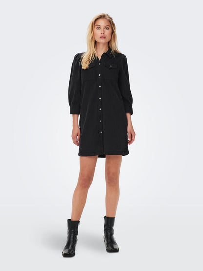 Onlfelica Dnm Dress Noos Sort