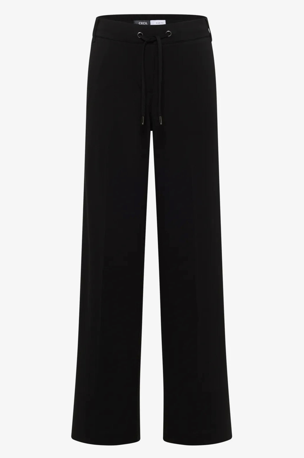 Neele straight jersey Svart