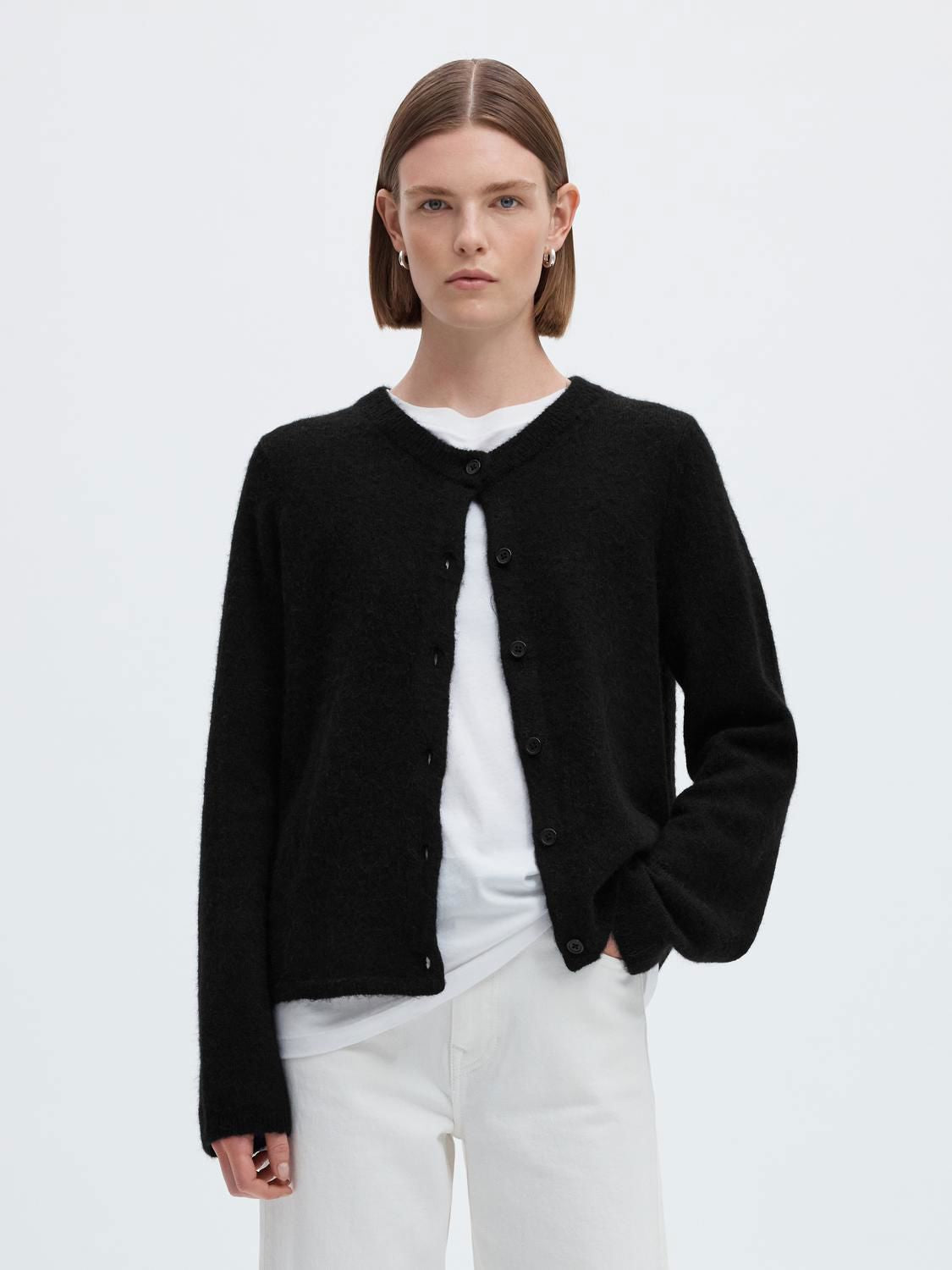 Slwlulu New Ls Knit Cardigan Noos Sort