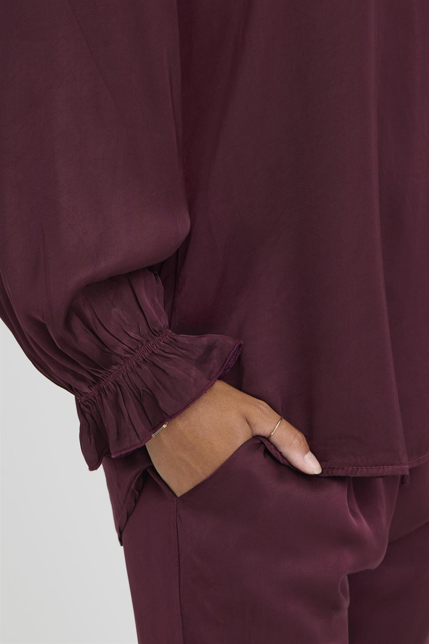 Sbolivia Blouse Burgunder