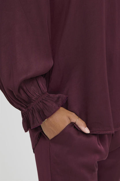 Sbolivia Blouse Burgunder