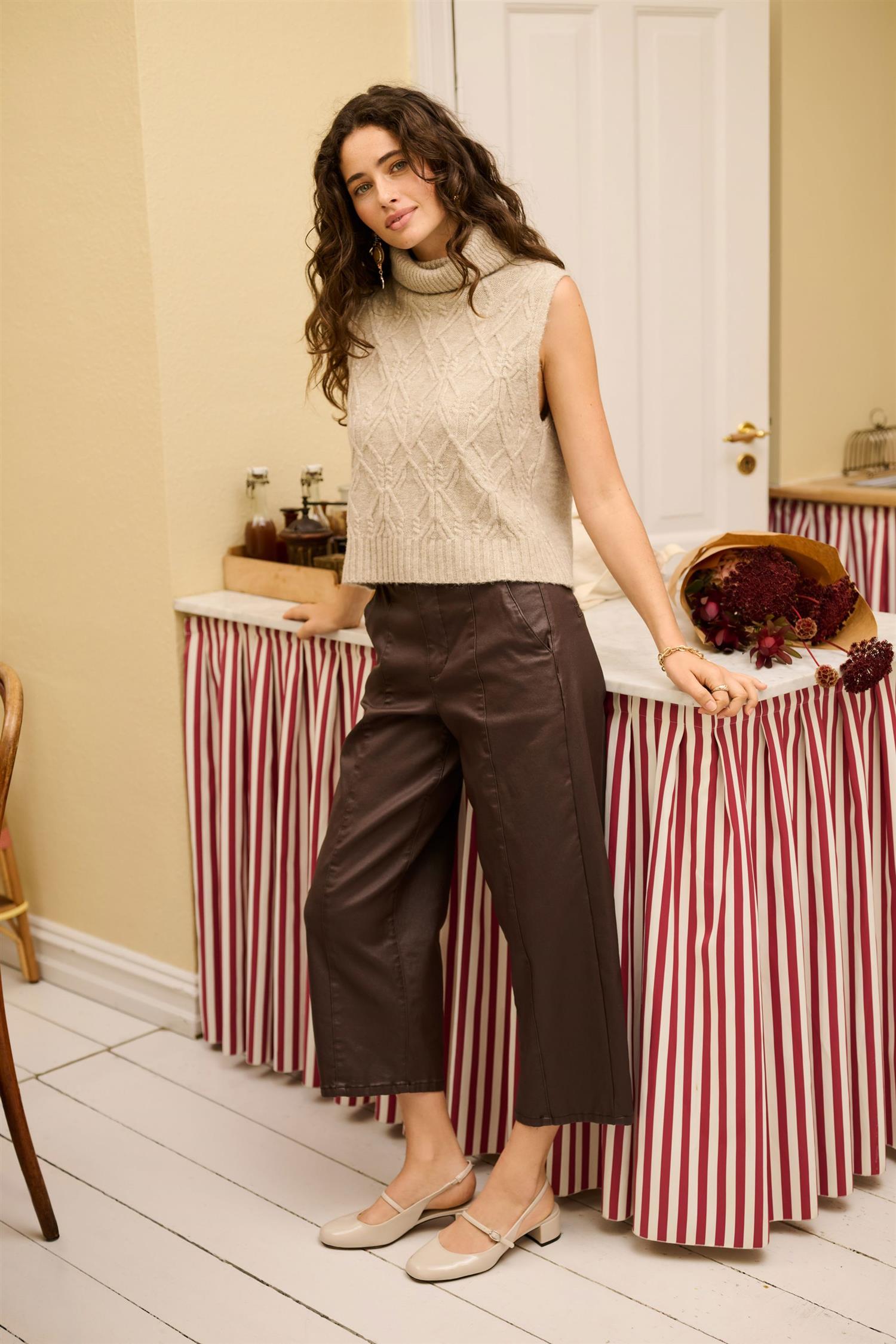 Crwinni Ankl Pant Brun