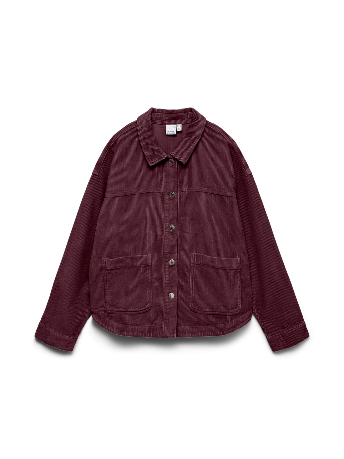 Vmjamie Ls Corduroy Shacket Mix Noos Mørkelilla